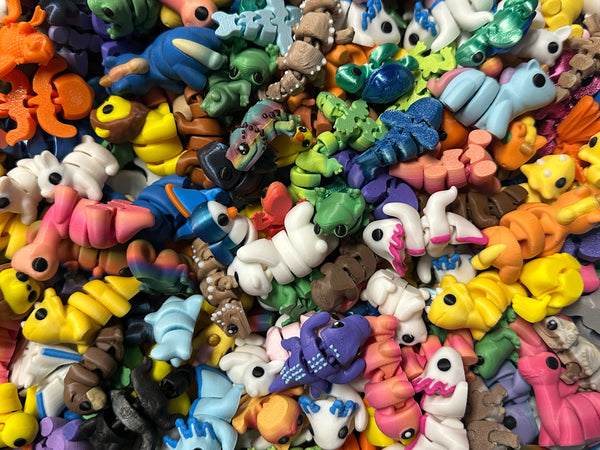 Blind Pack of 3D Printed Mini Animals
