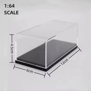 Clear Model Car Case Display Organizer Storage for 1/64