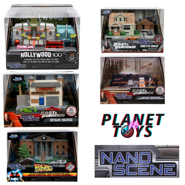 Planet N Toys Set Nano Scene Jada Toys(Assorted) (1:87 scale )