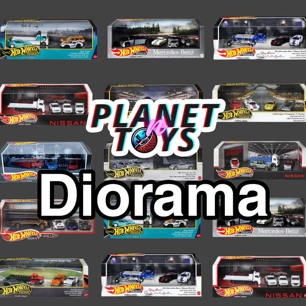 Planet N Toys Hot Wheels Premium Diorama Set 1:64 Assorted