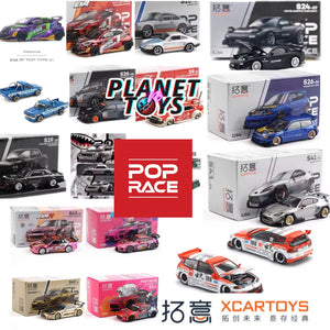 Pop Racer Assorted Models 1:64 Diecast Cars Ultra High-End Removable Parts