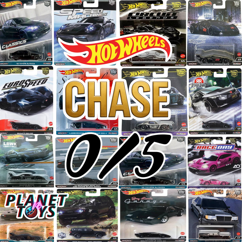 Planet N Toys Hot Wheels CHASE Premium Diecast Cars 1:64 Assorted