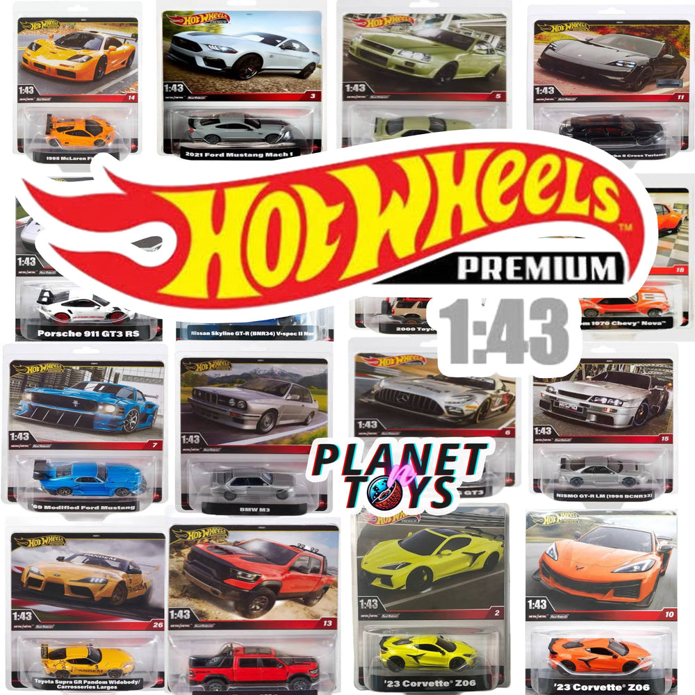 Planet N Toys Hot Wheels Premium 1/43 Car Culture 1:43 Scale Assorted