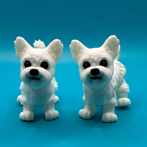 Articulating Yorkie/Maltese 3D Printed Dog | Printverse