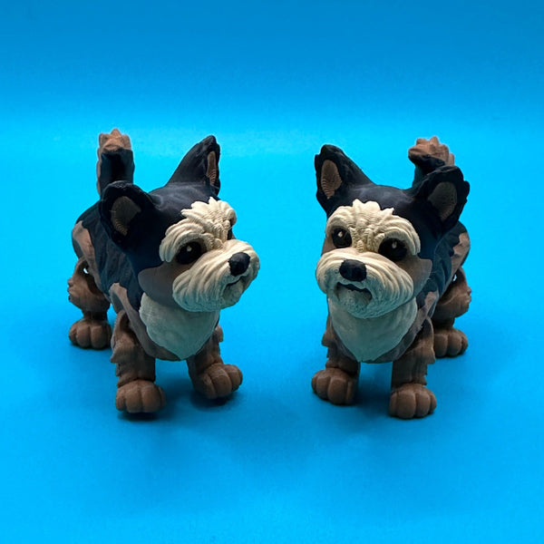 Articulating Yorkie/Maltese 3D Printed Dog | Printverse