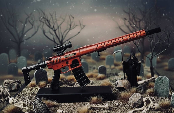 GoatGuns AR15 Skeleton Model — Diecast Replica Guns