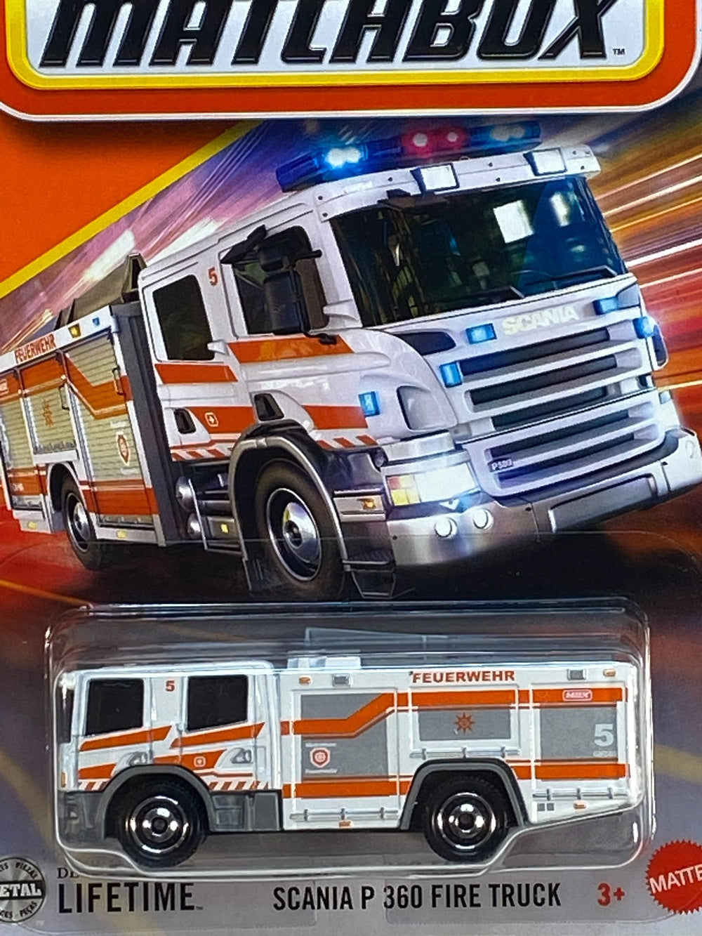 Matchbox Scania P 360 Fire Truck - 2025 Matchbox Series 16/125