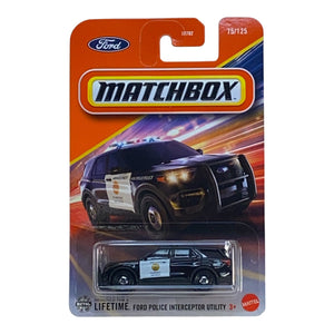 Matchbox Ford Police Interceptor Utility - 2025 Matchbox Series 75/125