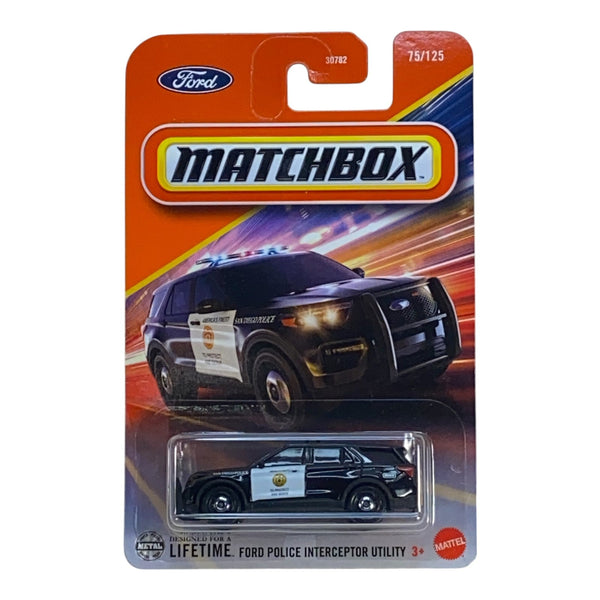 Matchbox Ford Police Interceptor Utility - 2025 Matchbox Series 75/125