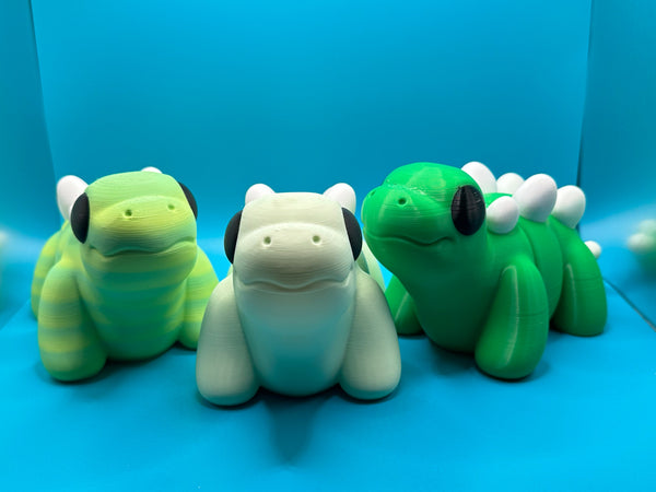 Large-Scale Flexible Baby Stegosaurus | Big Dinosaur | Chubby Dino | Zou3d