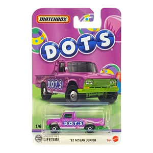 Matchbox '62 Nissan Junior "Dots" - Matchbox Candy Series 1/6 - Echo Six Hobbies