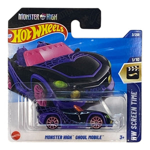 Hot Wheels Monster High Ghoul Mobile - Screen Time Series 1/10 (Short Card)