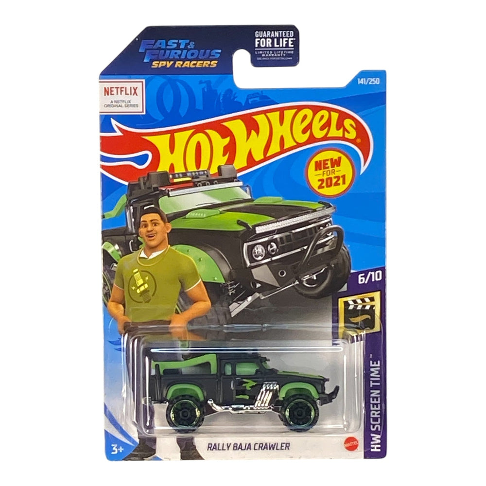 Hot Wheels Rally Baja Crawler - Green Screen Time Series 6/10 - Fast & Furious Spy Racers