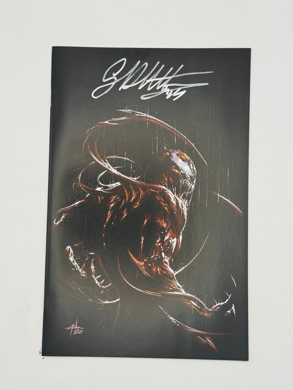 [Signed by Gabriele Dell'Otto] Venom #31 Unknown Comics Gabriele Dell_Otto Exclusive Carnage Var Kib [INST]