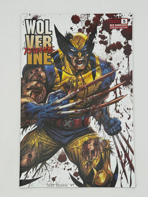 [Signed by Hickman] Wolverine: Revenge - Red Band #5 Unknown Comics Kirkham Convention Exclusive Var Explicit Content [INST]