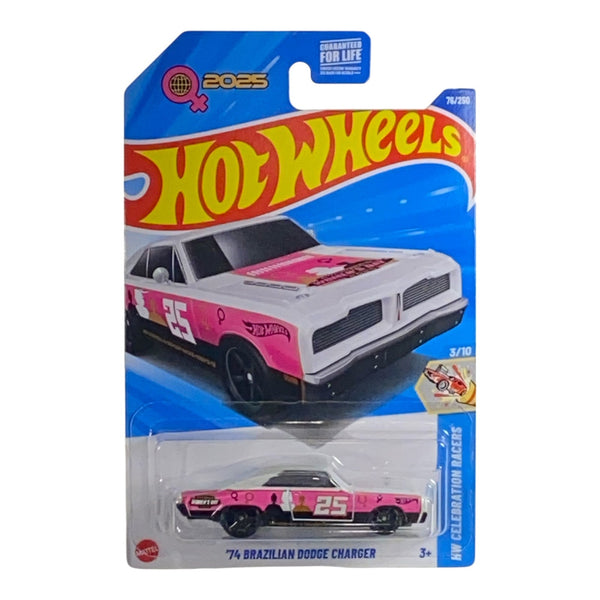 Hot Wheels '74 Brazilian Dodge Charger - International Woman's Day - Celebration Racers Series 3/10