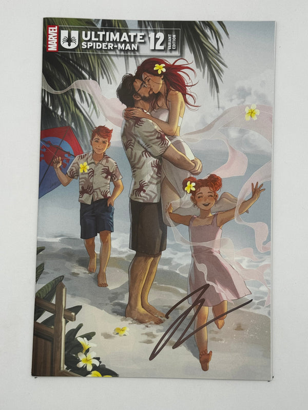 [Signed by Hickman] Ultimate Spider-Man #12 Unknown Comics Leirix Exclusive Var [INST]