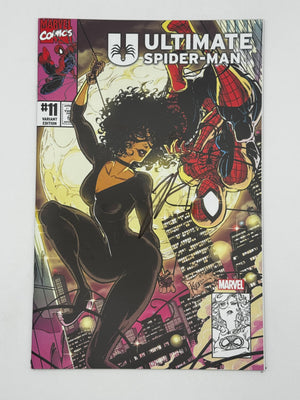 [Signed by Hickman] Ultimate Spider-Man #11 Unknown Comics Andrews Exclusive Var [INST]