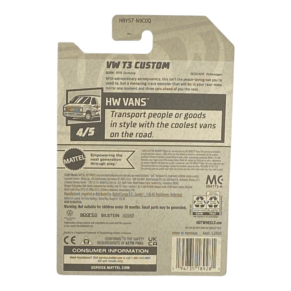 Hot Wheels VW T3 Custom - Vans Series 4/5