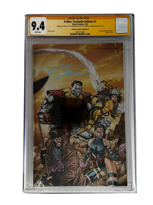 [TRIPLE SIGNED CGC YELLOW LABEL 4 PACK FOIL] X-Men 1991 #1 Facsimile Jim Lee | Claremont |  Williams Cover Var [Set #3]