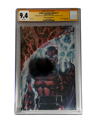 [TRIPLE SIGNED CGC YELLOW LABEL 4 PACK FOIL] X-Men 1991 #1 Facsimile Jim Lee | Claremont |  Williams Cover Var [Set #3]