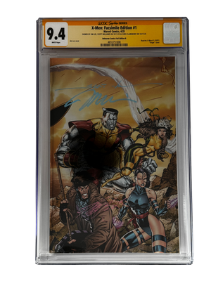 [TRIPLE SIGNED CGC YELLOW LABEL 4 PACK FOIL] X-Men 1991 #1 Facsimile Jim Lee | Claremont |  Williams Cover Var [Set #1]