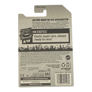 Hot Wheels Aston Martin V12 Speedster | Exotics Series 9/10