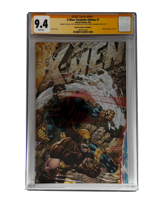 [TRIPLE SIGNED CGC YELLOW LABEL 4 PACK FOIL] X-Men 1991 #1 Facsimile Jim Lee | Claremont |  Williams Cover Var [Set #1]