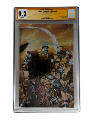 [TRIPLE SIGNED CGC YELLOW LABEL 4 PACK FOIL] X-Men 1991 #1 Facsimile Jim Lee | Claremont |  Williams Cover Var [Set #4]