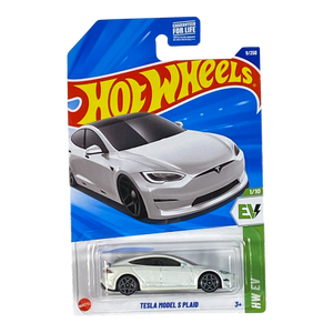 Hot Wheels Tesla Model S Plaid | EV Series 8/10 (Damaged Packaging)