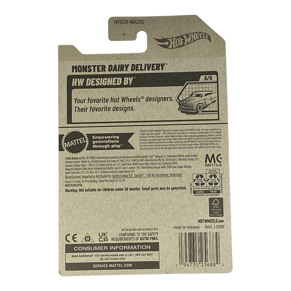Hot Wheels Monster Dairy Delivery | Designed By Series 5/5