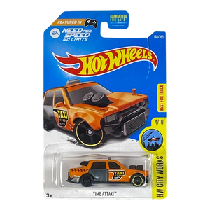 Hot Wheels Time Attaxi | City Works Series 4/10 (Damaged Packaging)