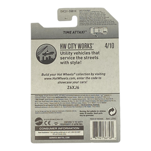Hot Wheels Time Attaxi | City Works Series 4/10 (Damaged Packaging)