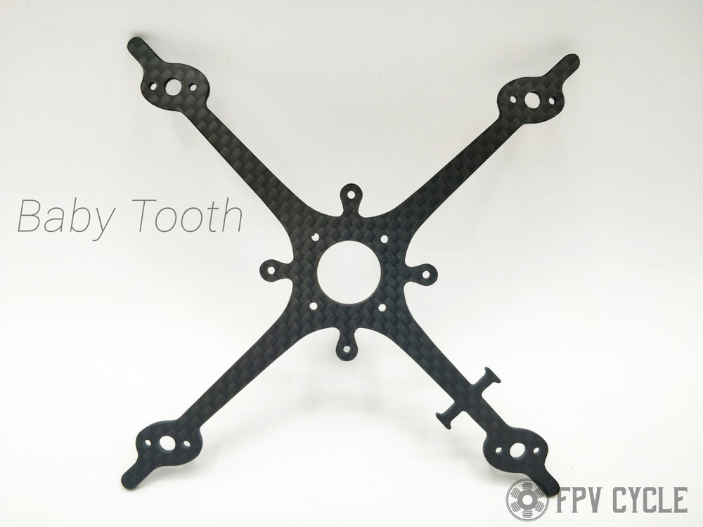 FPVCycle BabyTooth Frame (CHOOSE THICKNESS)