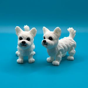 Articulating Yorkie/Maltese 3D Printed Dog | Printverse