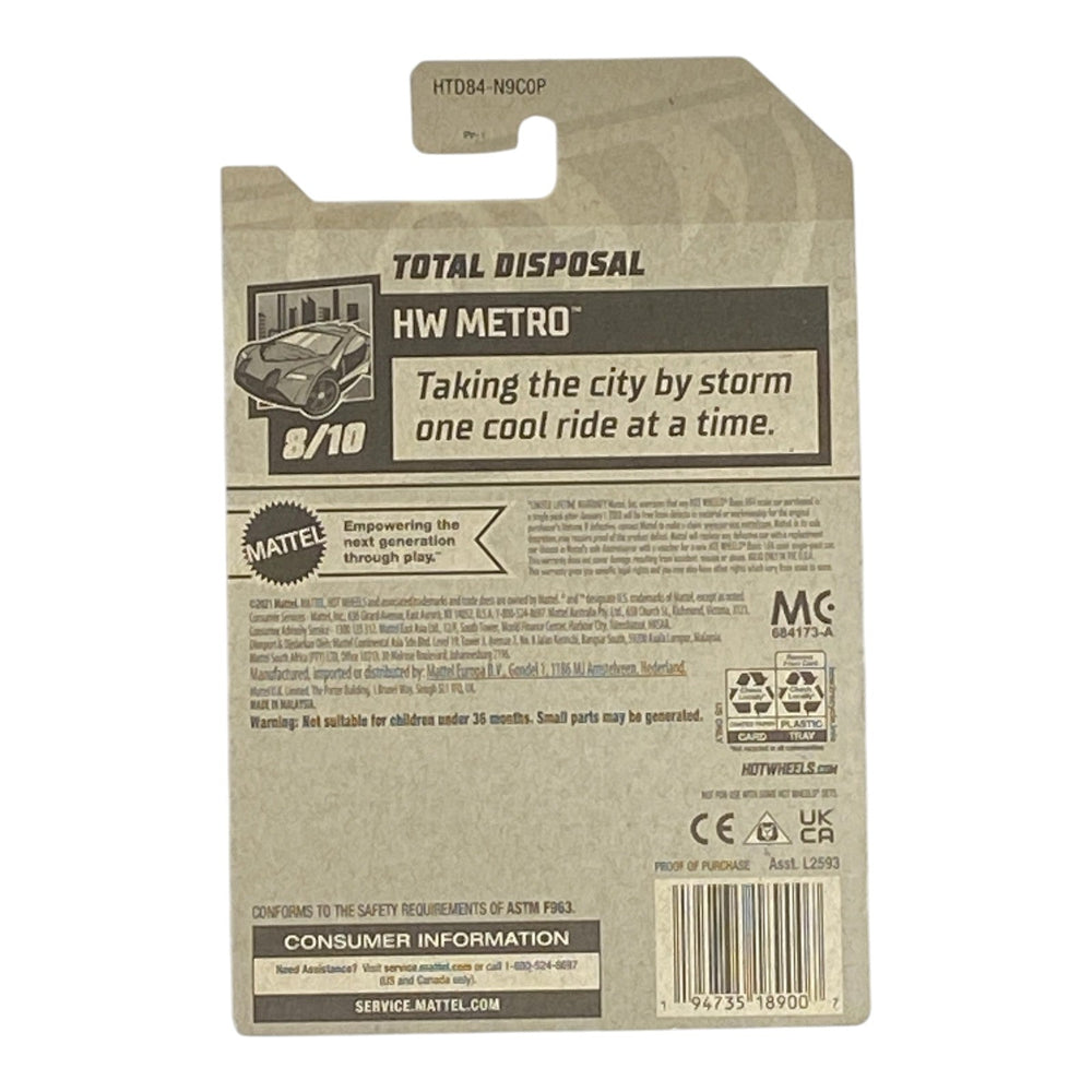 Hot Wheels Total Disposal - Metro Series 8/10