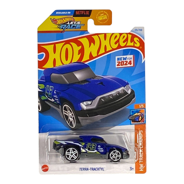 Hot Wheels Terra-Tracktyl (Blue) - HW track Champs Series 1/5