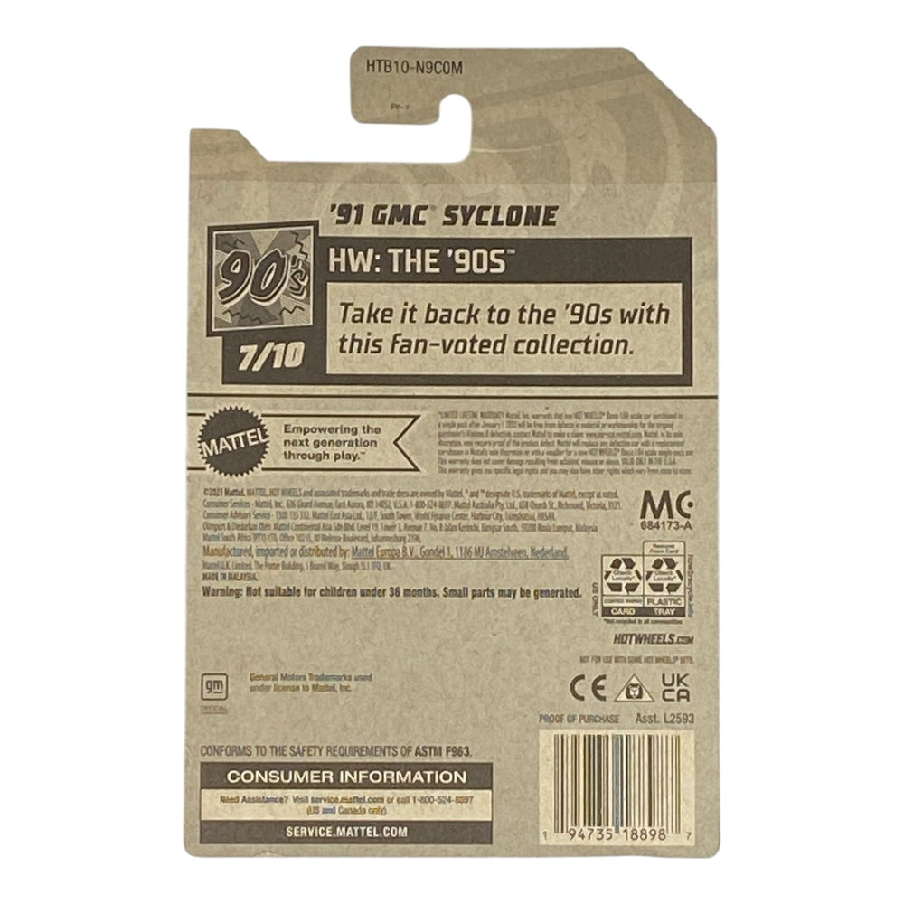 Hot Wheels '91 GMC Syclone - HW: The '90s Series 7/10