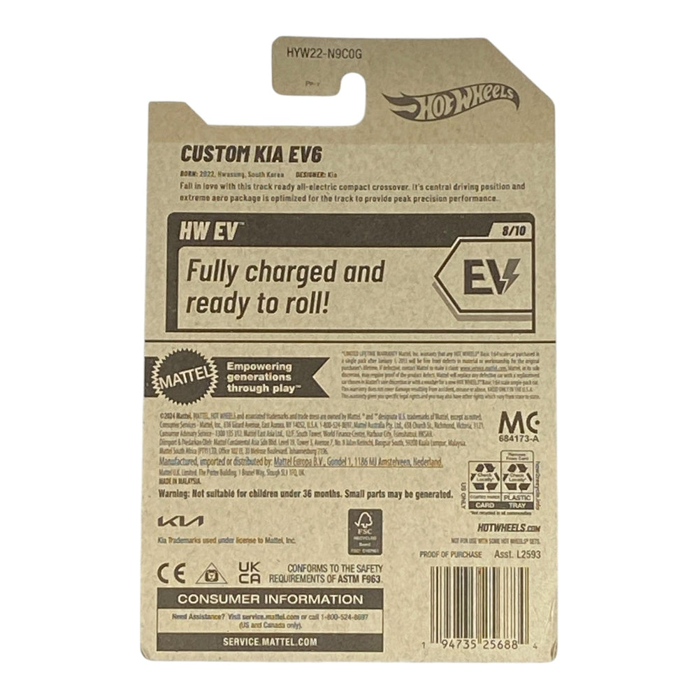 Hot Wheels Custom Kia EV6 - HW EV Series 8/10