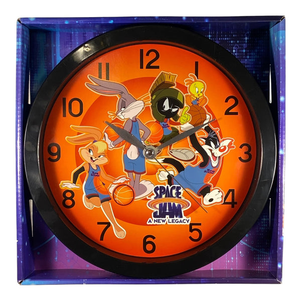 Looney Tunes Space Jam Characters Print 9 3/4 Wall Clock