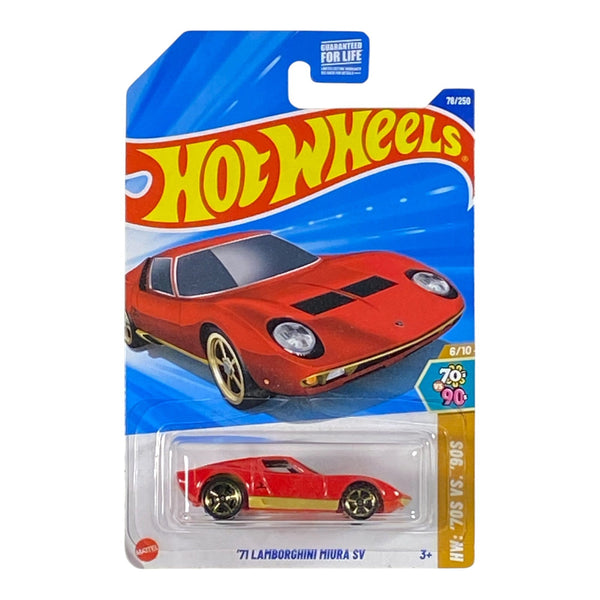 Hot Wheels '71 Lamborghini Miura SV - HW: '70s VS '90s Series 6/10