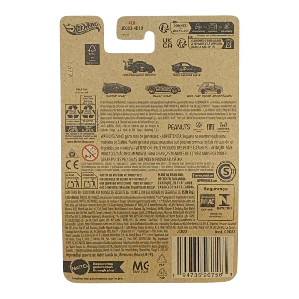 Hot Wheels Bully Goat - Silver Series Peanuts 75 Years 4/5