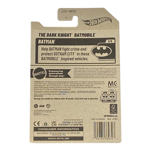 Hot Wheels The Dark Knight Batmobile - Batman Series 2/5 - Echo Six Hobbies