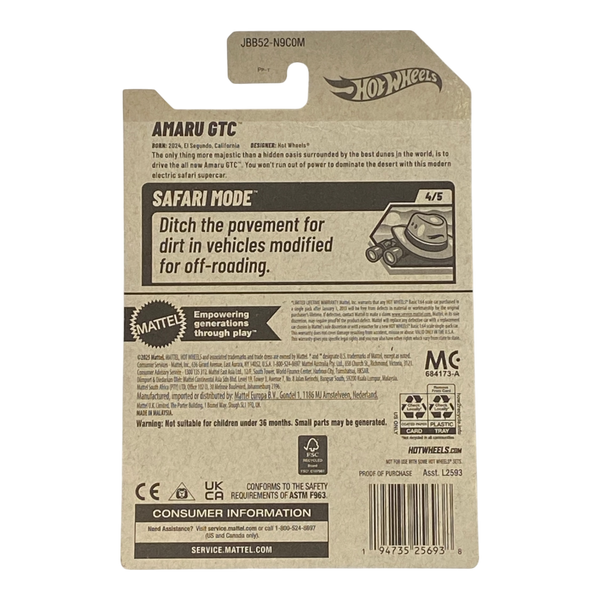 Hot Wheels Amaru GTC | Safari Mode Series 4/5