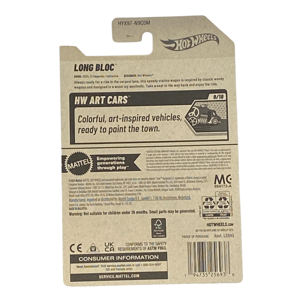 Hot Wheels Long Bloc - HW Art Cars Series 9/10