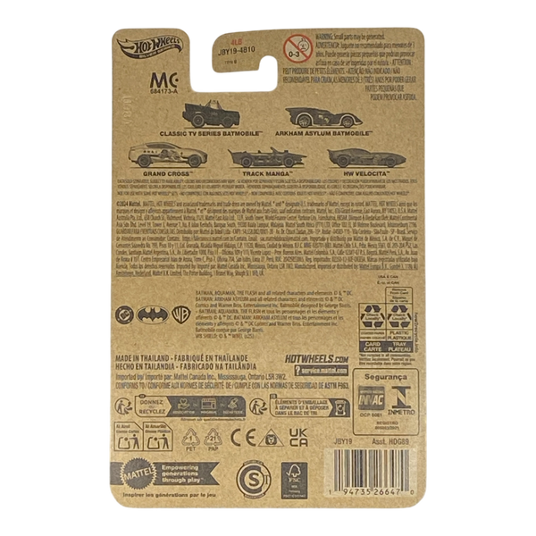 Collectors World Toys Hot Wheels Grand Cross | Batman Silver Series 13/20