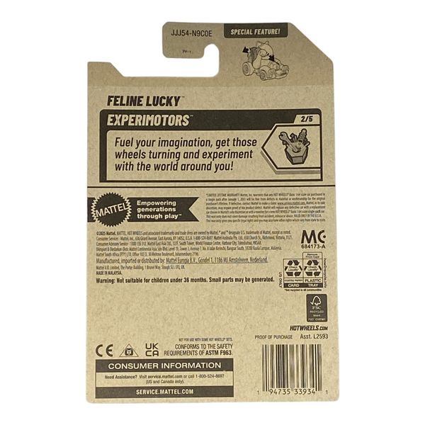 Collectors World Toys Hot Wheels Feline Lucky | Experimotors Series 2/5