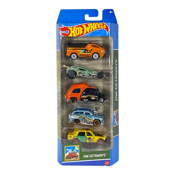 Collectors World Toys Hot Wheels HW Getaways | 5 pack Edition