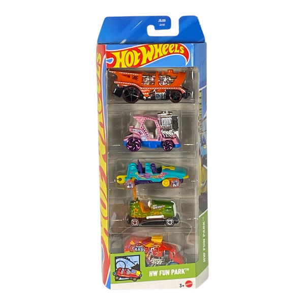 Collectors World Toys Hot Wheels Fun Park | 5 Pack Edition