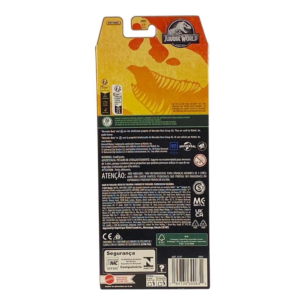 Collectors World Toys Matchbox Jurassic World Dinosaur Danger | 5 Pack Edition